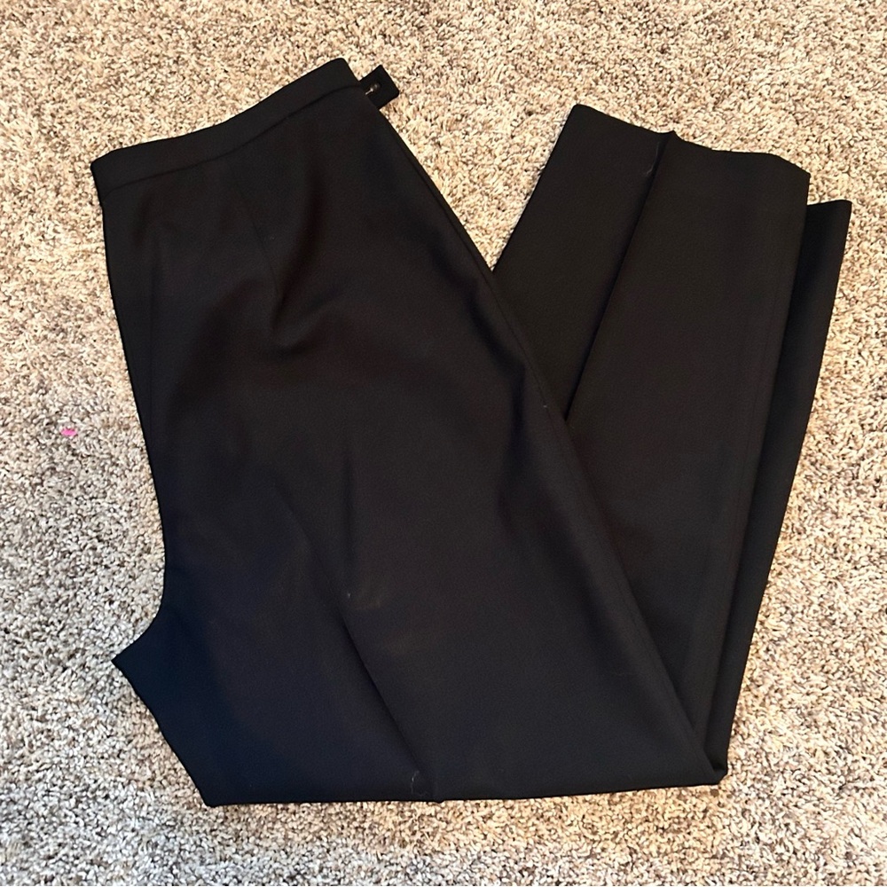 Ann Taylor Black Stretch Dress Pants Trousers Women’s 12 Petite
